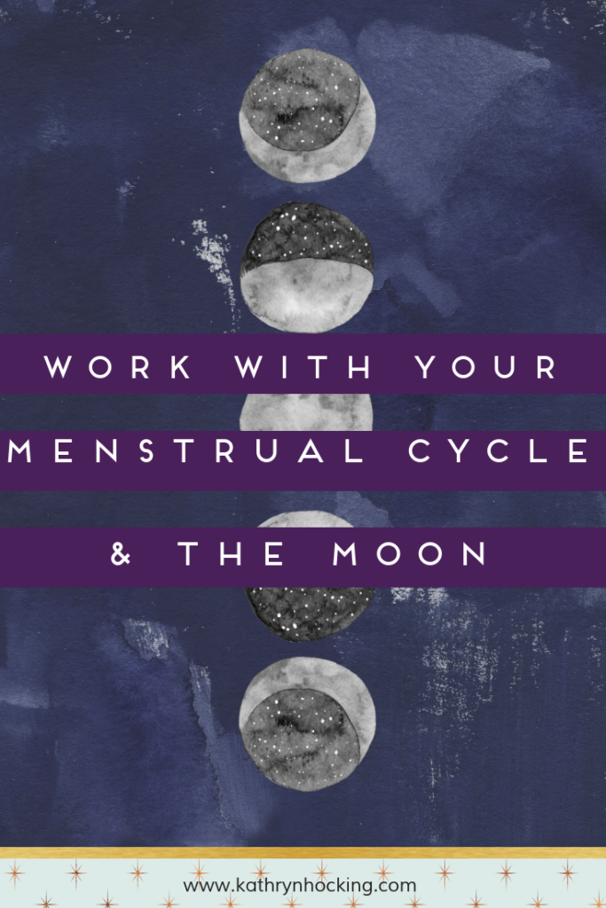 Menstrual cycles and the moon: Working with your natural cycles