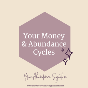 money and abundance cycles