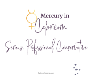 Mercury in capricorn