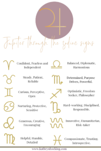 jupiter through the zodiac