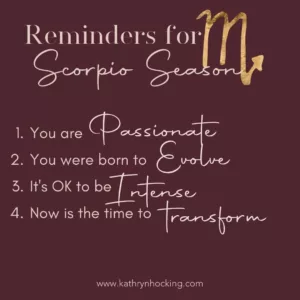 reminder for scorpio season