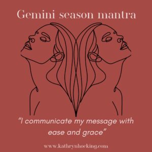 Gemini season mantra