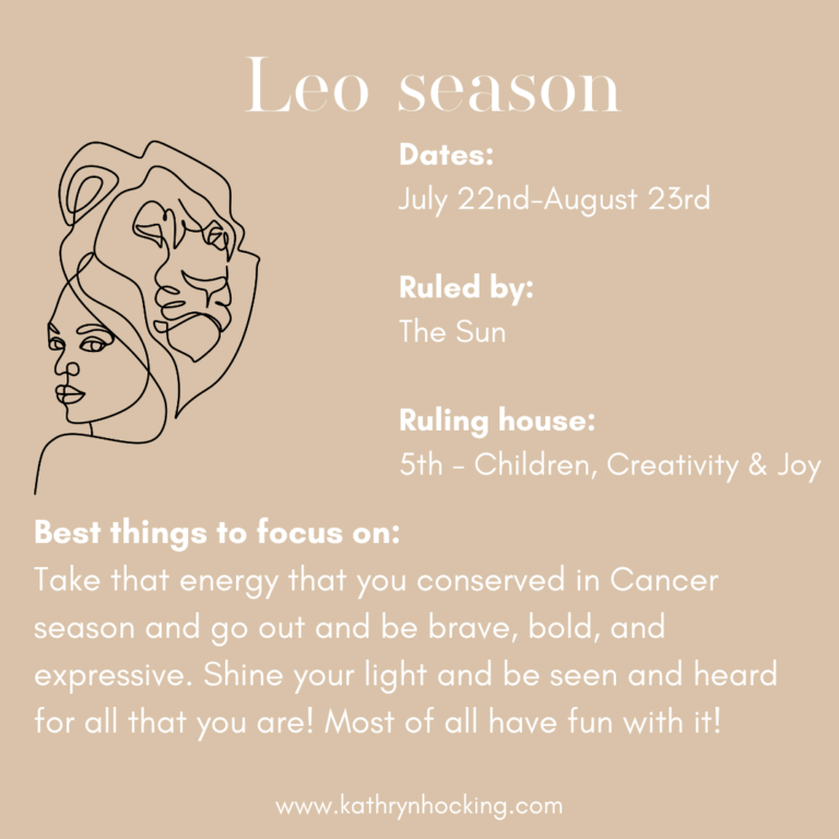 Leo Season time to express yourself with boldness and fun