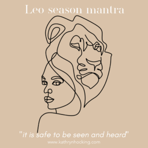 leo season mantra