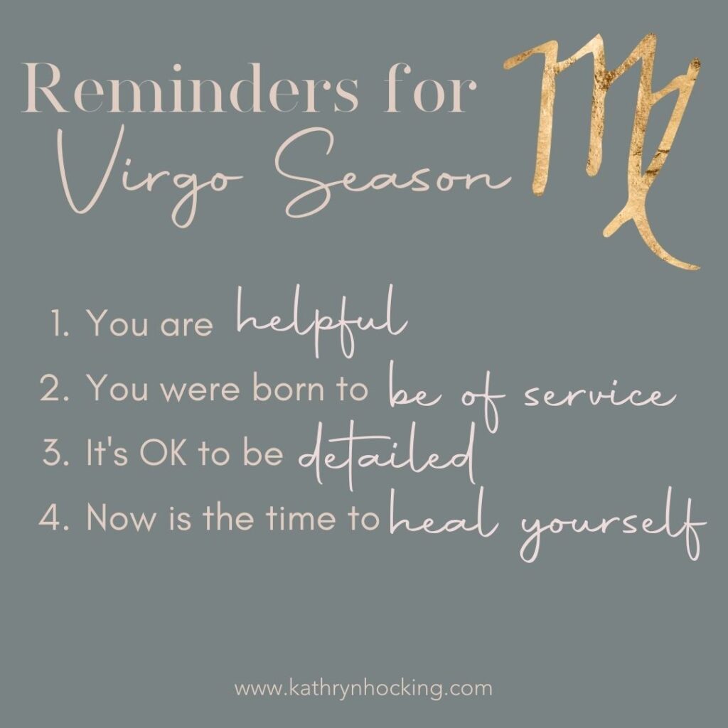 virgo season lessons
