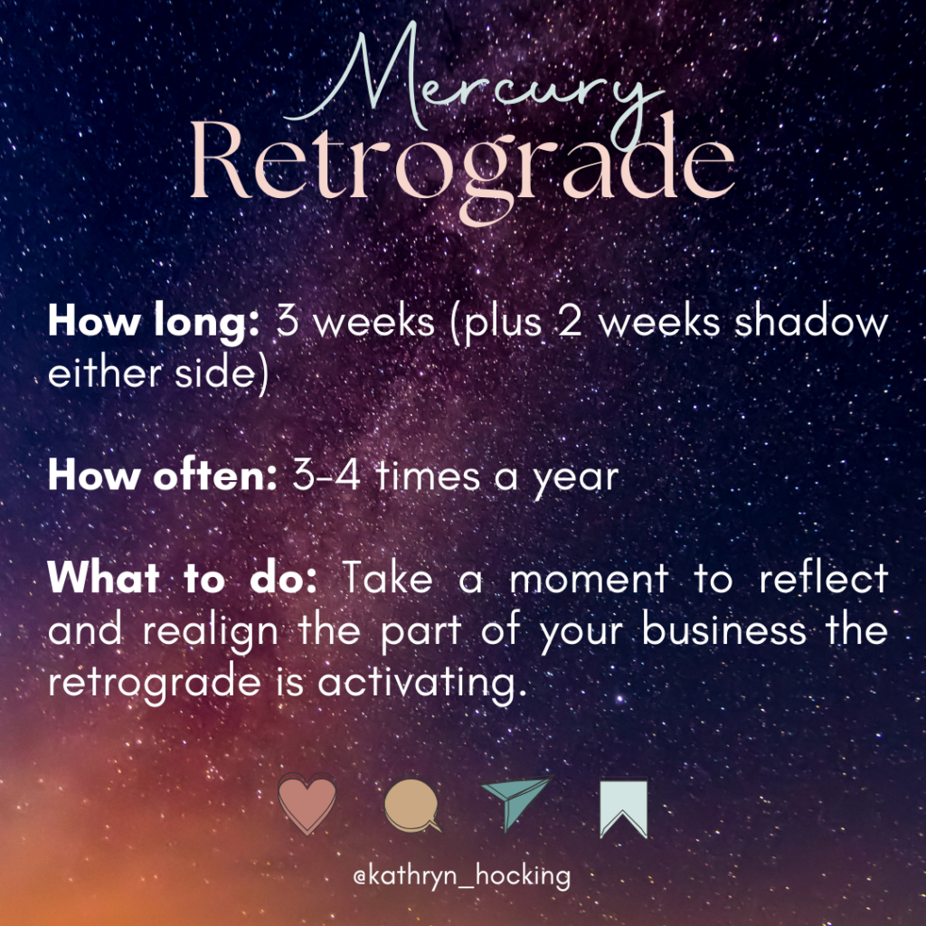 Mercury retrograde and your business facts