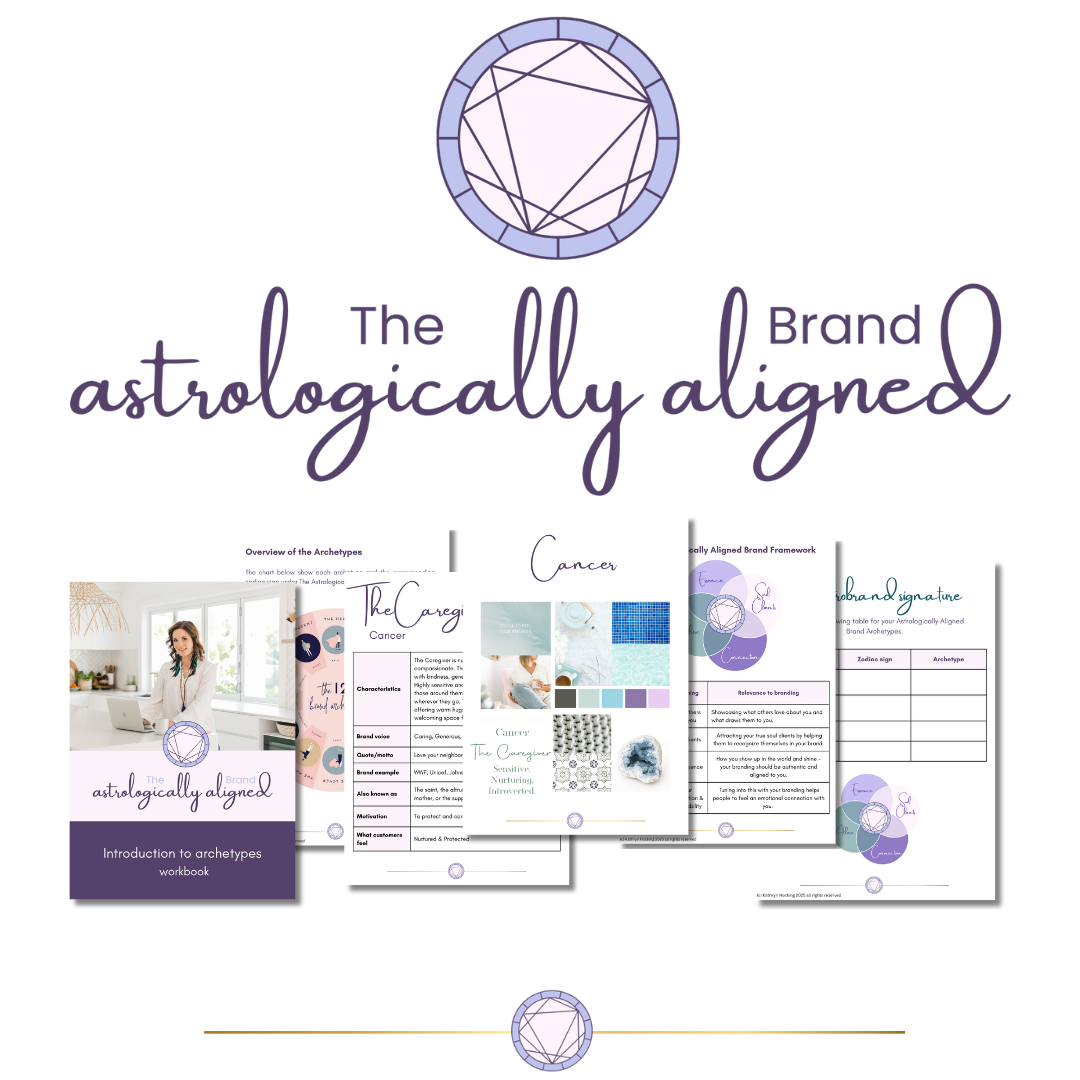 the astrologically aligned brand website square