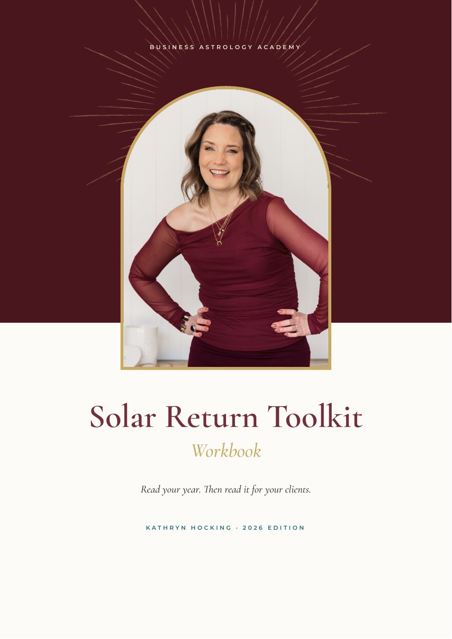 The Solar Return Toolkit workbook cover