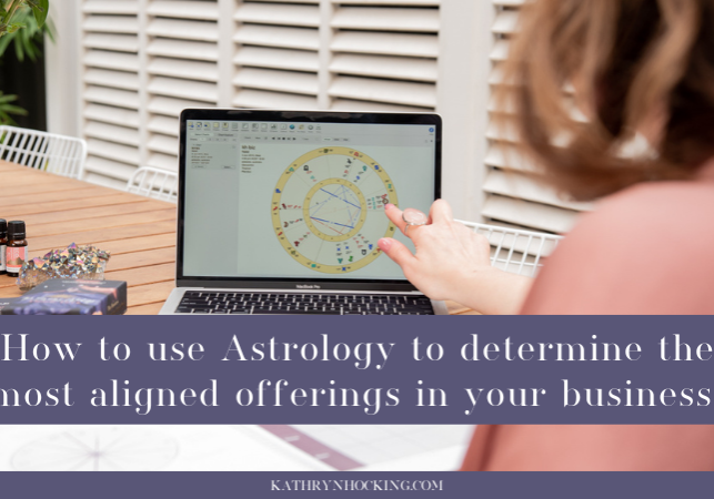 aligned offerings using astrology
